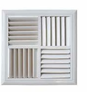 MDO GLOSS ABS 150 X 300 2 WAY Diffuser