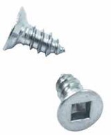 Tapping screw countersunk SS head square shape C