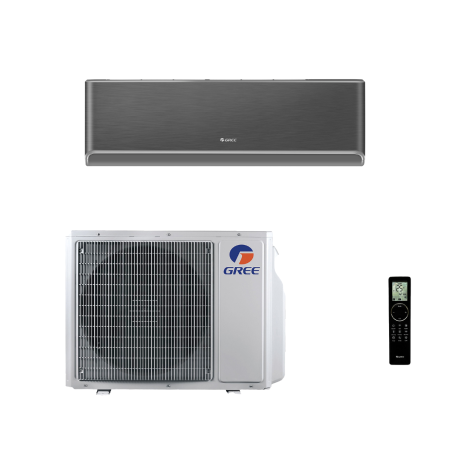 Gree Kea Ai 2.7kW Black set AC7252B GWH09AVCXD-K6DNA1AIB/O