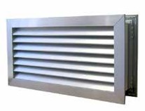 Door Grille 500mm X 300mm powder coated