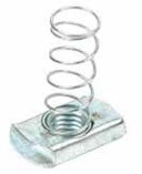 Spring nut M10 long spring